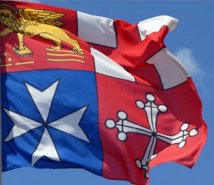 17. Lo stemma della Marina prima del restyling del 2012, con una versione della croce di Pisa particolarmente orrenda. Da marina.difesa. it